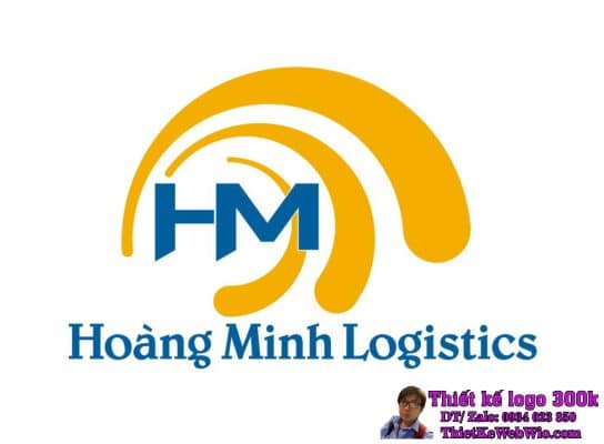 Thiết kế logo vận tải HM Hoàng Minh