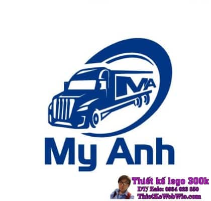 Thiết kế logo vận tải MA (My Anh)