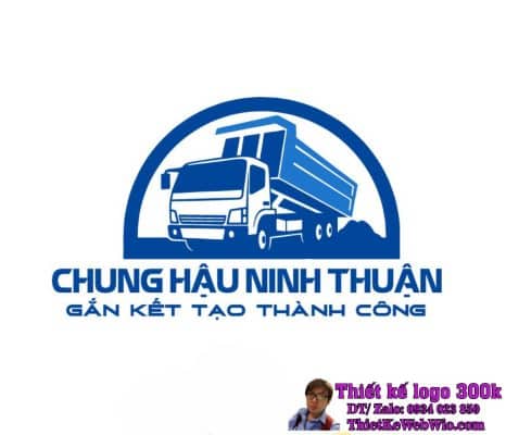 Thiết kế logo vật liệu xây dựng Chung Hậu Ninh Thuận