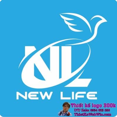 Thiết kế logo vật liệu xây dựng NEW LIFE