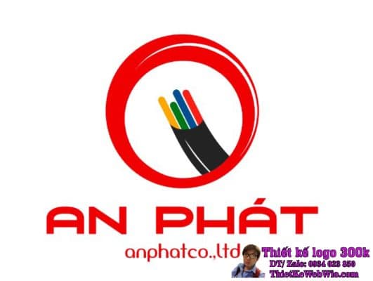 Thiết kế logo vật tư điện AN PHÁT