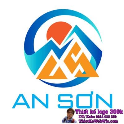 Thiết kế logo vật tư gỗ AS An Sơn