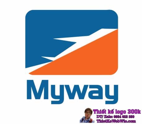 Thiết kế logo vé máy bay và xuất nhập khẩu Myway