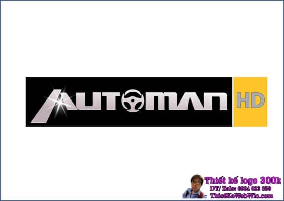 Thiết kế logo vô lăng ô tô Automan HD