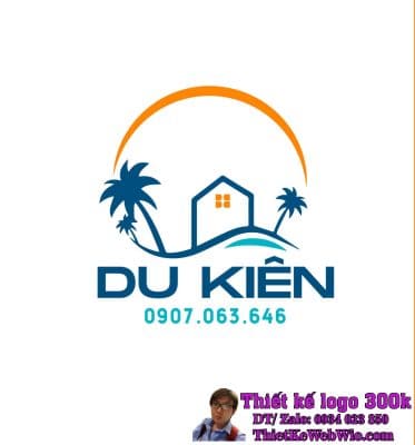 Thiết kế logo xây dựng DU KIÊN