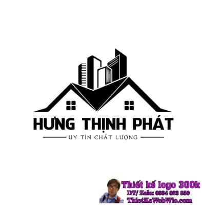 Thiết kế logo xây dựng Hưng Thịnh Phát