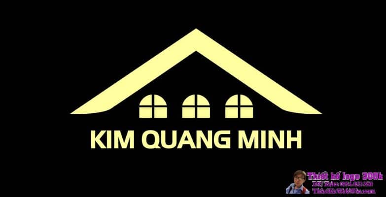 Thiết kế logo xây dựng Kim Quang Minh