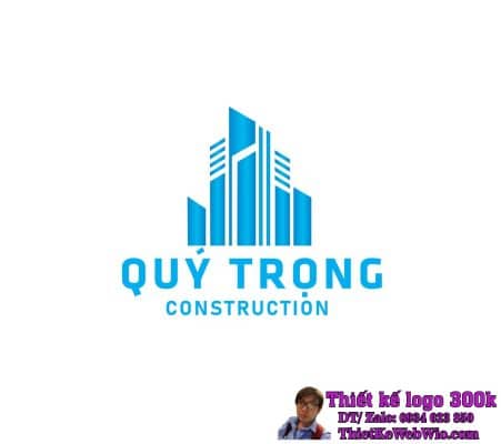Thiết kế logo xây dựng Quý Trọng