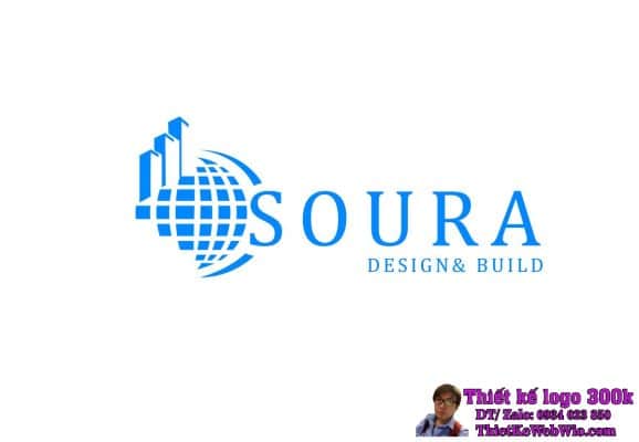 Thiết kế logo xây dựng Soura