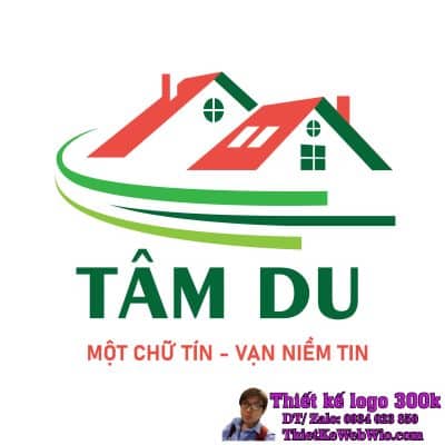 Thiết kế logo xây dựng Tâm Du