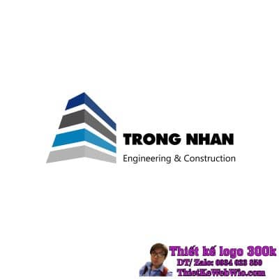 Thiết kế logo xây dựng Trọng Nhân