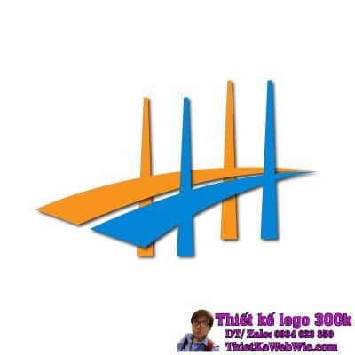 Thiết kế logo xây dựng cầu đường H&H