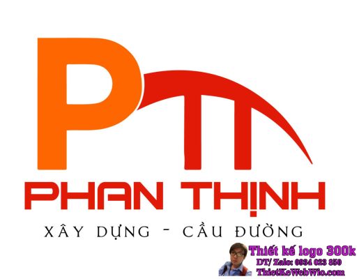 Thiết kế logo xây dựng cầu đường Phan Thịnh