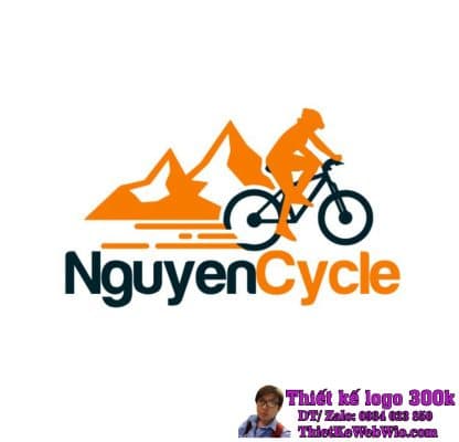 Thiết kế logo xe đạp NguyenCycle