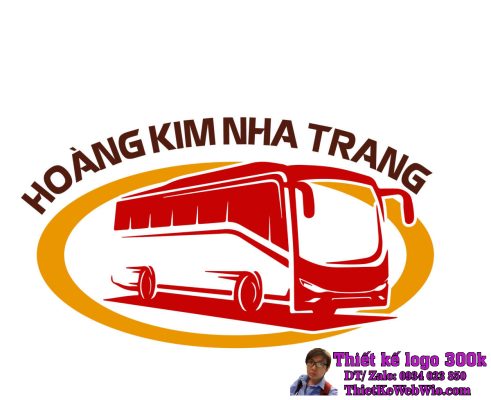Thiết kế logo xe du lịch và tải lạnh Hoàng Kim Nha Trang