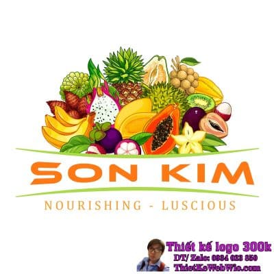 Thiết kế logo xuất khẩu nông sản, thủy sản SON KIM