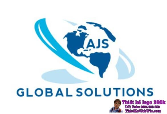 Thiết kế logo xuất nhập khẩu AJS Global