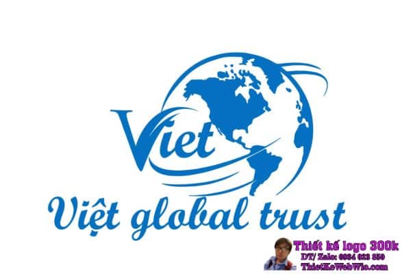 Thiết kế logo xuất nhập khẩu Việt Global Trust