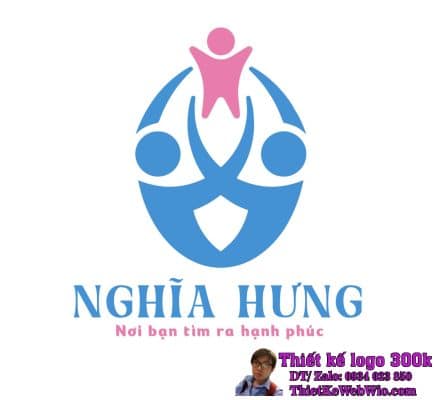 Thiết kế logo y tế Phòng khám sản phụ khoa Nghĩa Hưng
