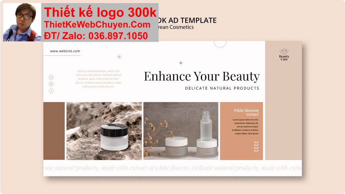 Thiết kế web bán mỹ phẩm chuyên nghiệp