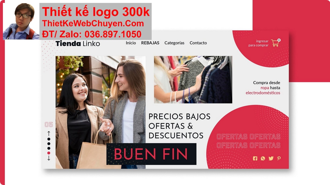 Thiết kế web bán quần áo chuyên nghiệp