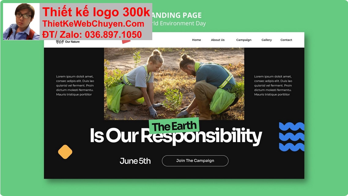 Thiết kế web công ty bán phân bón chuyên nghiệp