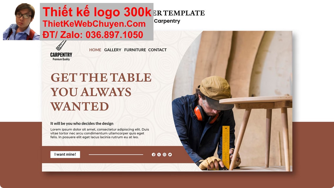 Thiết kế web công ty gỗ chuyên nghiệp