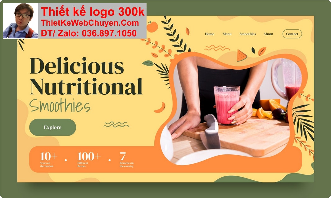 Thiết kế web cửa hàng nước ép sinh tố chuyên nghiệp Thiết kế web cửa hàng nước ép sinh tố chuyên nghiệp