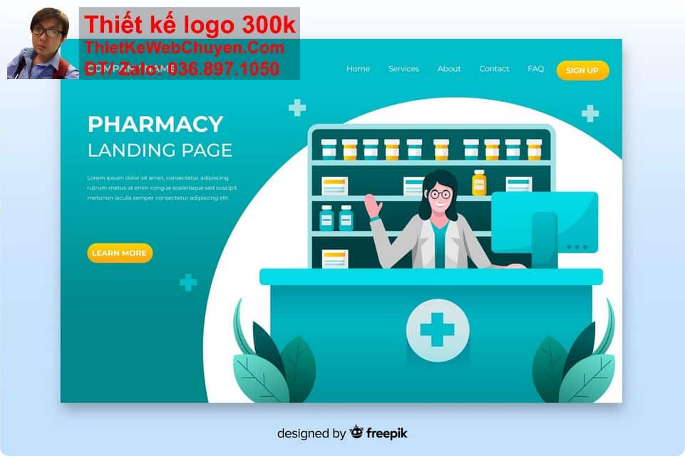 thiết kế web nhà thuốc công ty dược phẩm chuyên nghiệp