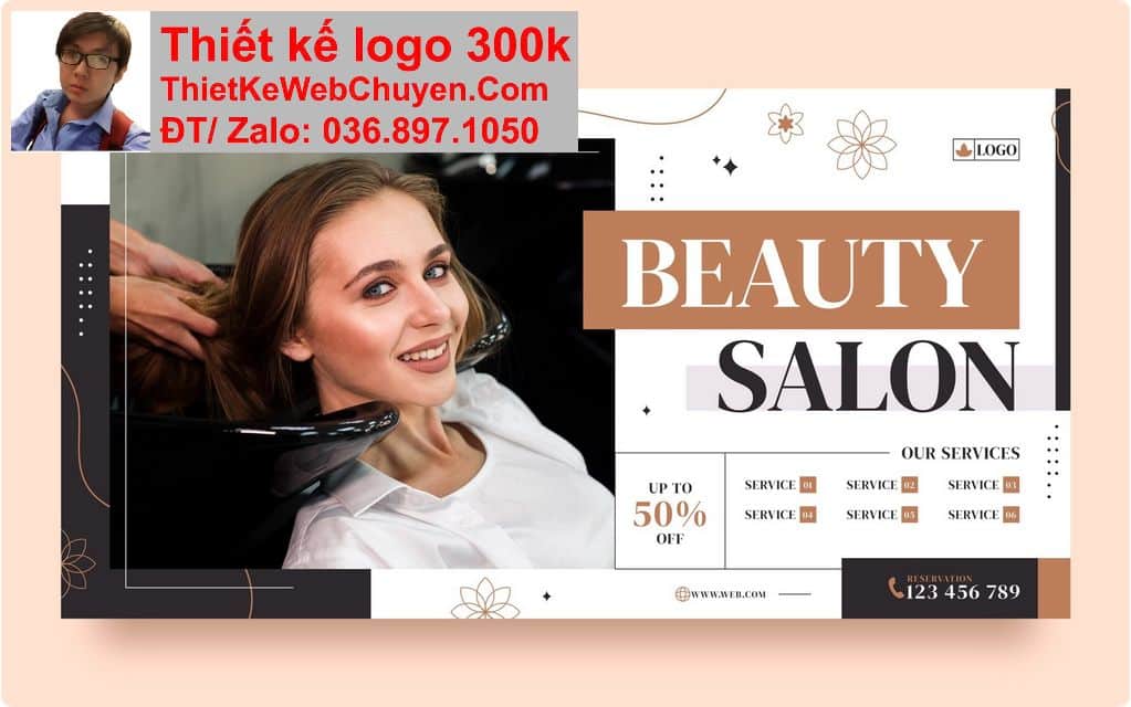 Thiết kế web salon tóc chuyên nghiệp