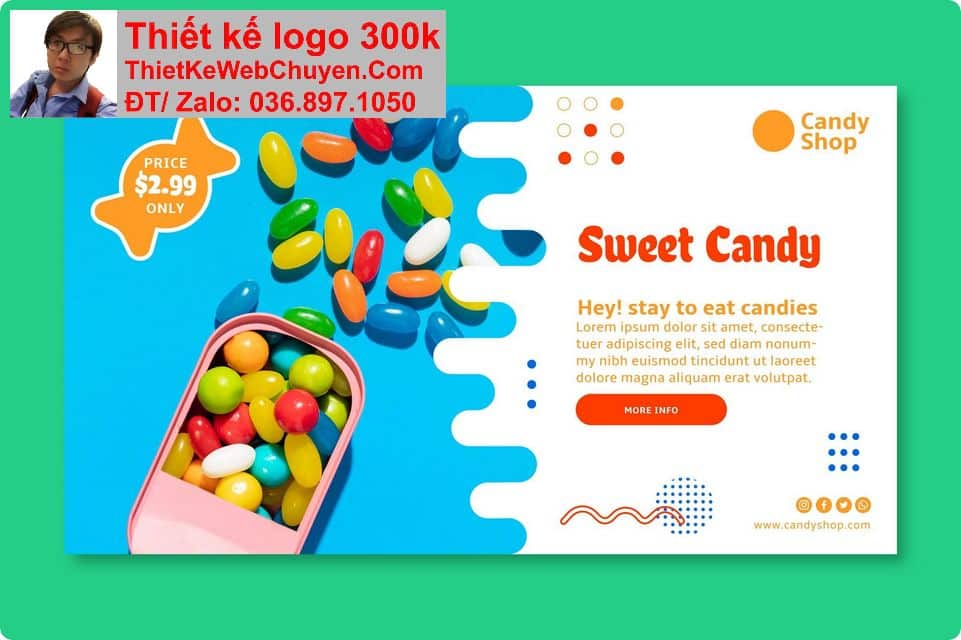 Thiết kế web shop bánh kẹo chuyên nghiệp Thiết kế web shop bánh kẹo chuyên nghiệp