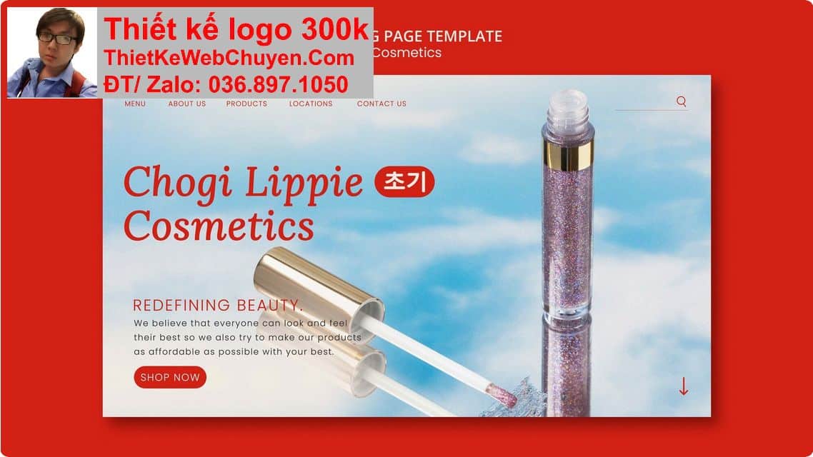 Thiết kế web shop son môi chuyên nghiệp Thiết kế web shop son môi chuyên nghiệp