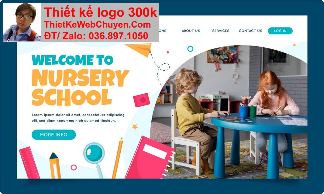 Thiết kế web trường mầm non chuyên nghiệp Thiết kế web trường mầm non chuyên nghiệp