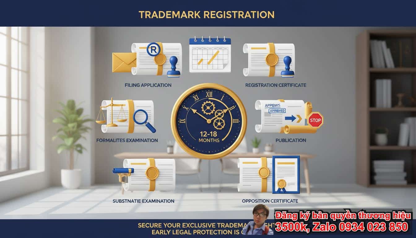 Đăng Ký Bản Quyền Nhãn Hiệu Mất Bao Lâu? Tổng Quan Thời Gian Xử Lý