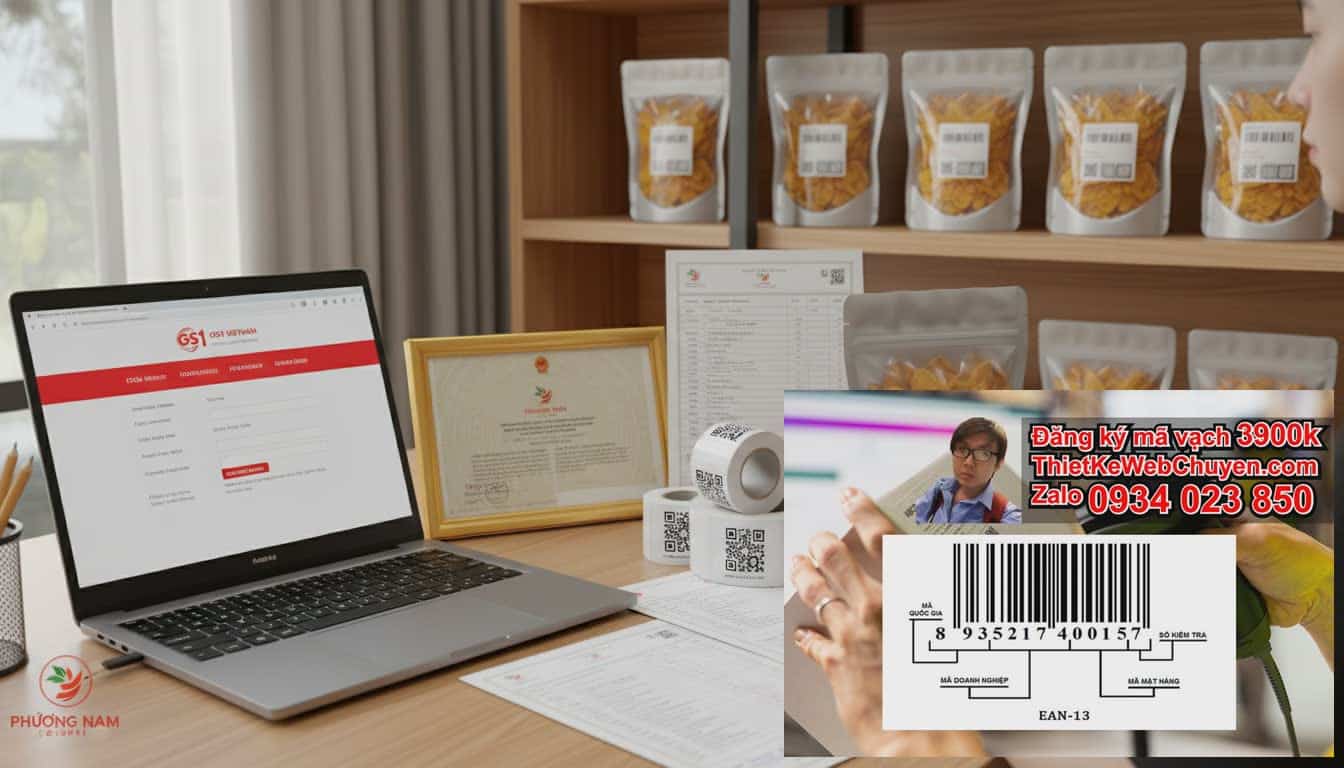 Đăng ký mã vạch cho trái cây sấy dẻo: Hướng dẫn chi tiết từ A-Z