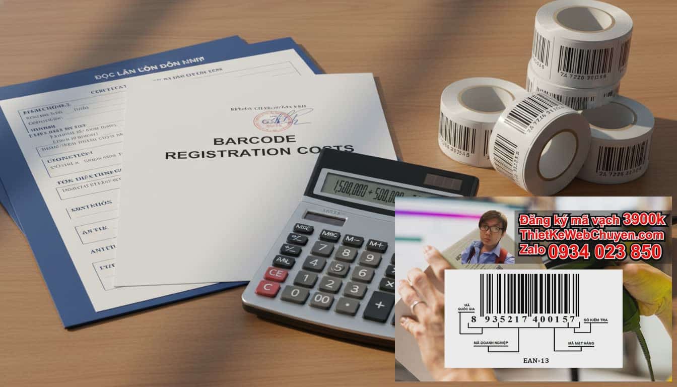 Đăng ký mã vạch hết bao nhiêu tiền? Tổng quan về chi phí và các yếu tố ảnh hưởng