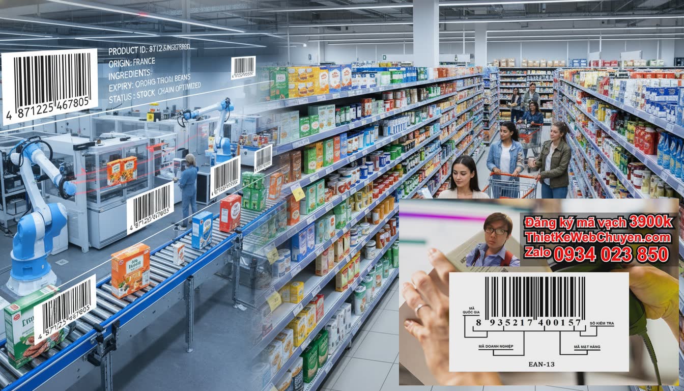 Đăng ký mã vạch quốc tế theo chuẩn GS1 là gì và tại sao cần thiết?