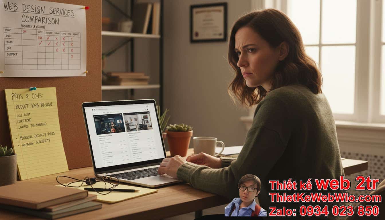 Đánh giá dịch vụ thiết kế web giá rẻ: Lợi ích và Rủi ro là gì? Đánh giá dịch vụ thiết kế web giá rẻ: Lợi ích và Rủi ro là gì?