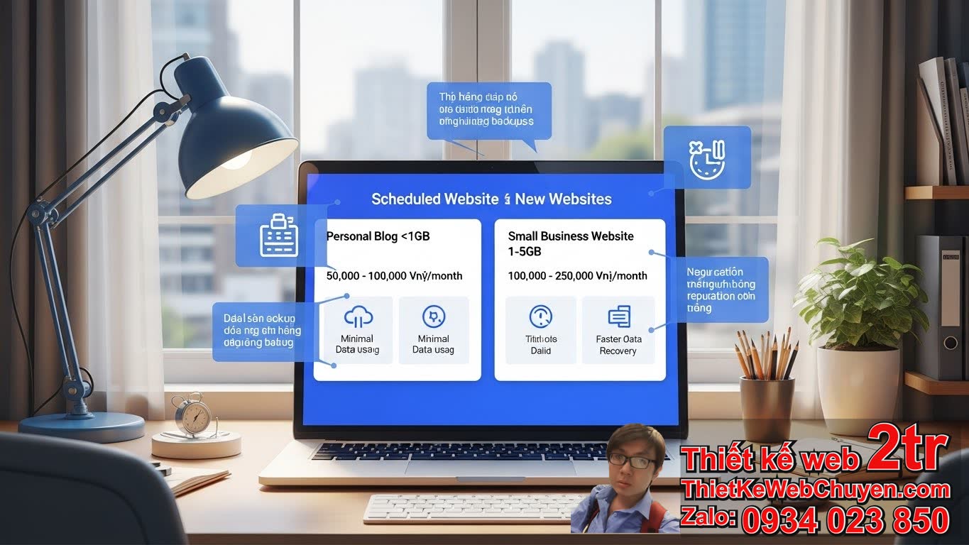 Backup định kỳ bao nhiêu tiền đối với website mới khởi tạo?