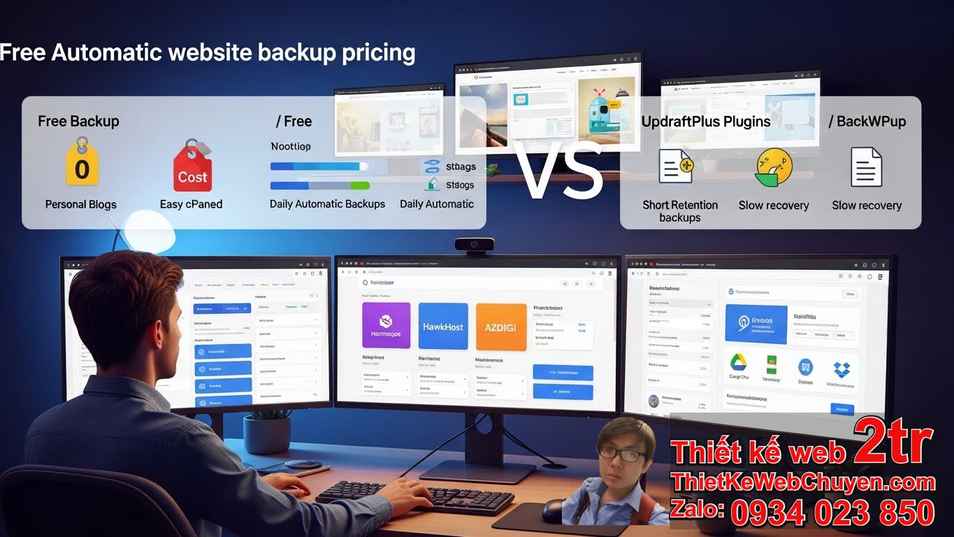 Backup tự động bao nhiêu tiền với các tùy chọn miễn phí và tích hợp?