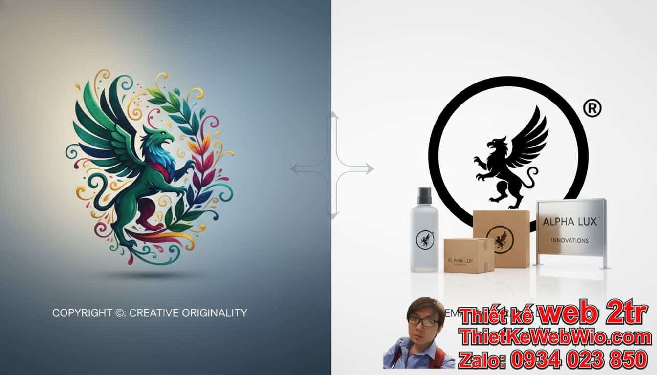 Bản quyền logo khác gì nhãn hiệu: Tóm tắt điểm khác biệt cốt lõi
