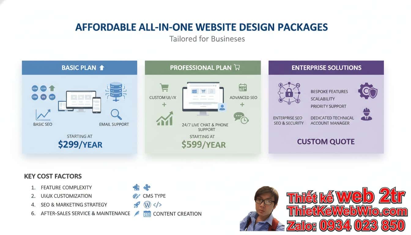 Bảng Giá Thiết Kế Website Giá Rẻ Trọn Gói – Giải Pháp Tối Ưu Cho Mọi Doanh
Nghiệp Bảng Giá Thiết Kế Website Giá Rẻ Trọn Gói – Giải Pháp Tối Ưu Cho Mọi Doanh
Nghiệp