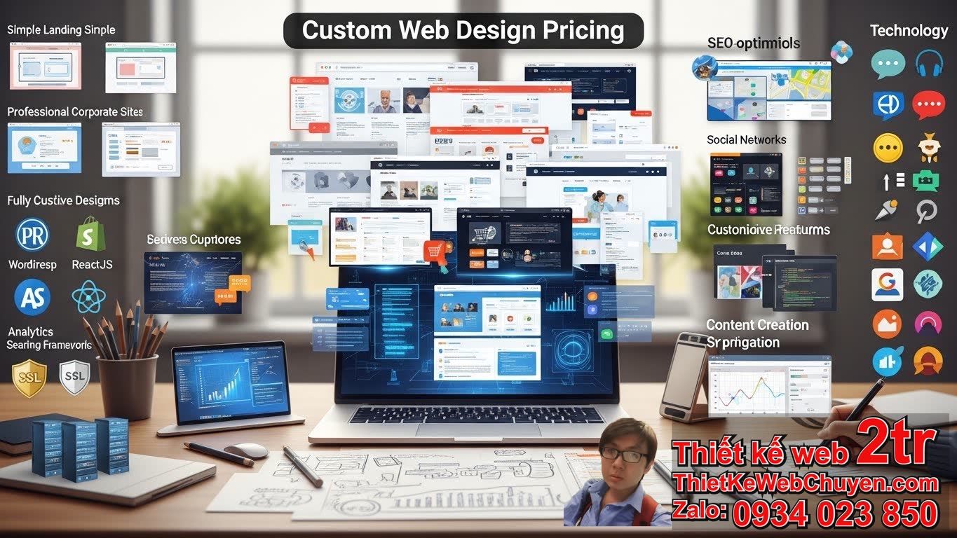 Báo Giá Thiết Kế Web Theo Yêu Cầu Là Gì Và Tại Sao Lại Không Có Mức Giá Cố Định?