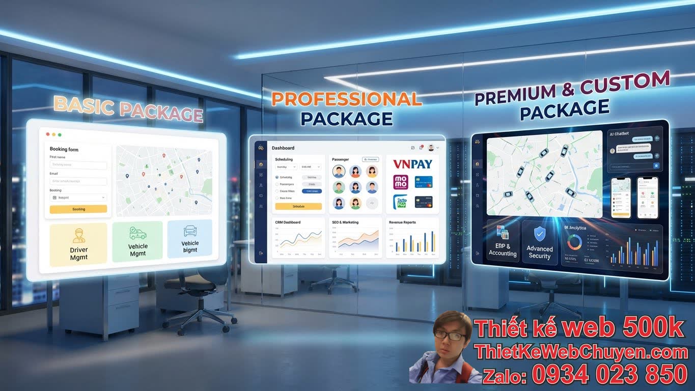 Báo giá thiết kế website taxi có chức năng đặt xe online: Các Gói Dịch Vụ Phổ
Biến Báo giá thiết kế website taxi có chức năng đặt xe online: Các Gói Dịch Vụ Phổ
Biến