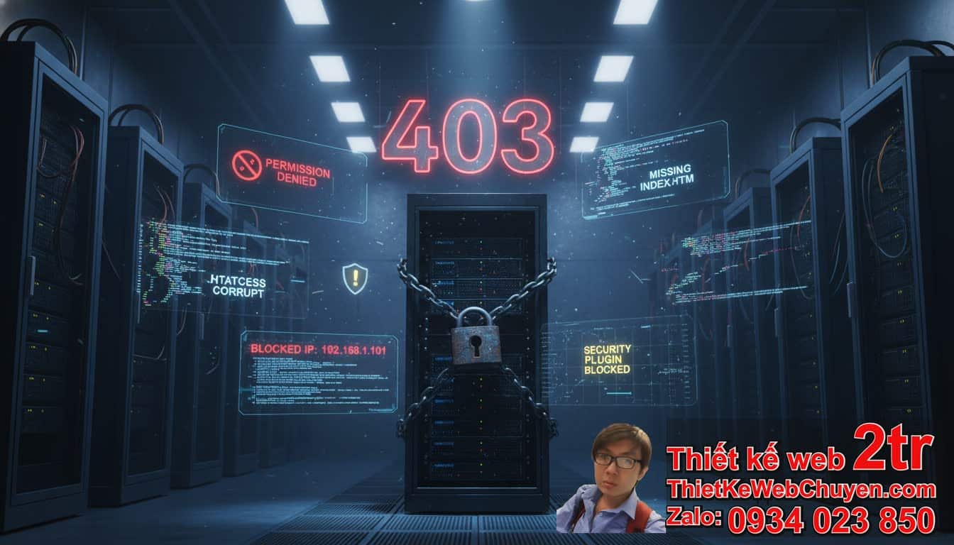 Blocked Due to Access Forbidden (403) là gì và tại sao nó xảy ra?