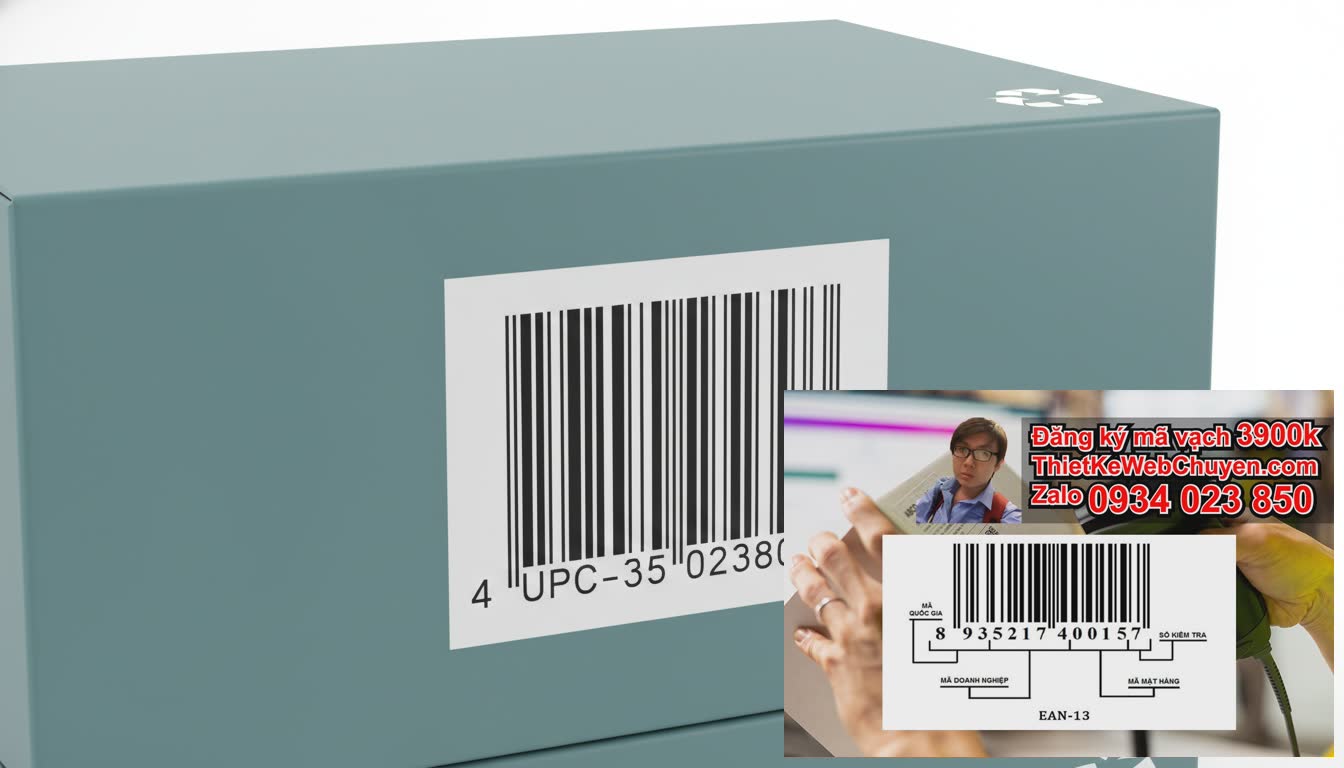 Bố trí mã vạch trên bao bì sản phẩm như thế nào để đảm bảo khả năng quét tối ưu?