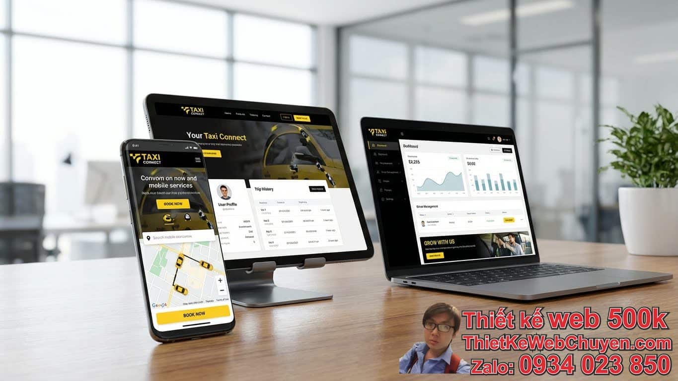 Build Taxi Booking Website Like App: Tại Sao Đây Là Xu Hướng Bắt Buộc Cho Ngành
Taxi Hiện Đại? Build Taxi Booking Website Like App: Tại Sao Đây Là Xu Hướng Bắt Buộc Cho Ngành
Taxi Hiện Đại?
