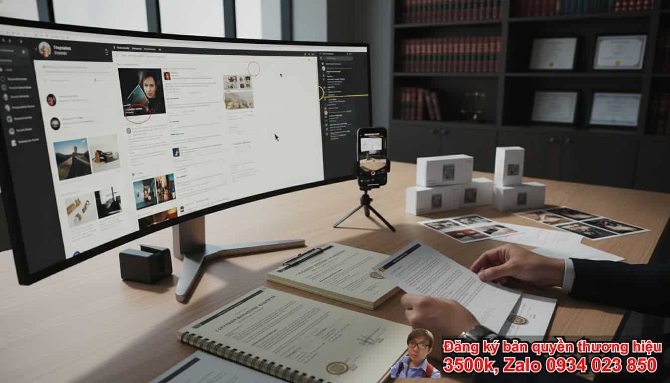 Bước đầu tiên khi phát hiện vi phạm bản quyền: Thu thập bằng chứng chi tiết