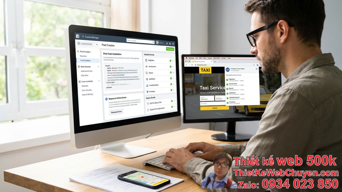 Bước Thực Hiện Tích Hợp Facebook Pixel Khi Thiết Kế Website Taxi Có Tích Hợp
Facebook Pixel Bước Thực Hiện Tích Hợp Facebook Pixel Khi Thiết Kế Website Taxi Có Tích Hợp
Facebook Pixel