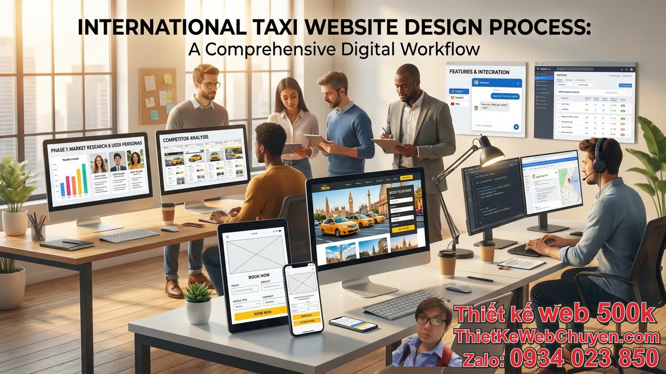 Các bước quan trọng khi thiết kế website taxi cho khách nước ngoài là gì? Các bước quan trọng khi thiết kế website taxi cho khách nước ngoài là gì?